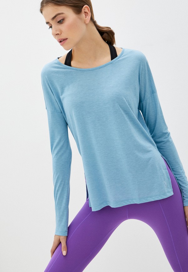 

Лонгслив спортивный Nike, Голубой, W NK DRY LAYER LS TOP