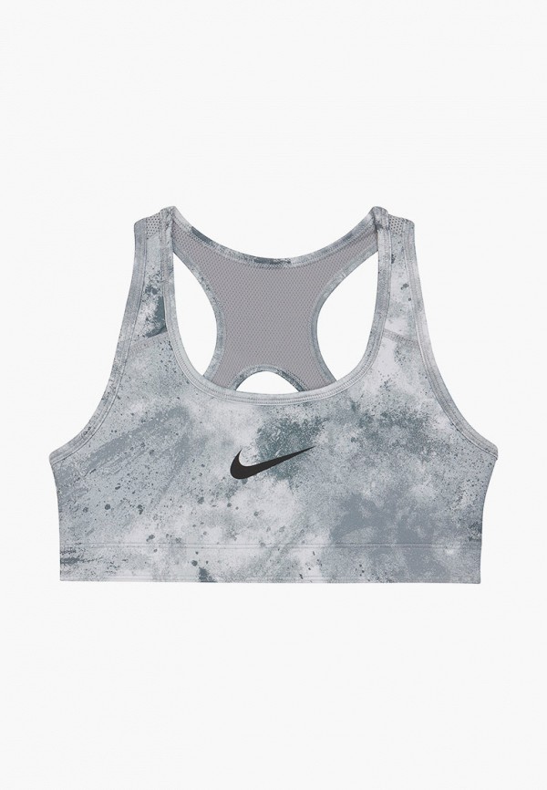 

Топ спортивный Nike, Серый, G NK SWOOSH AOP REV BRA