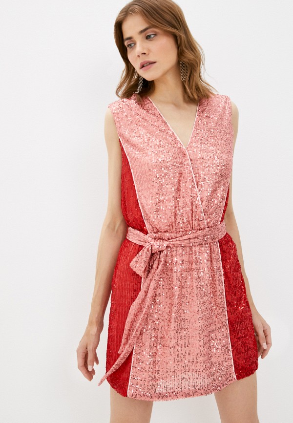 Платье Silvian Heach розового цвета