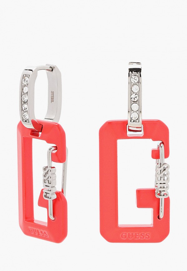 

Серьги Guess, Разноцветный, с родиевым покрытием