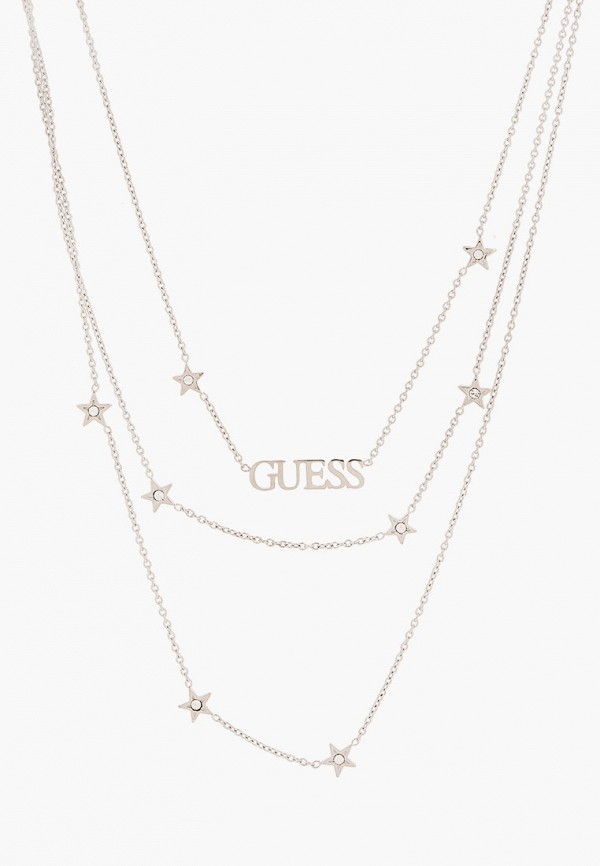 

Колье Guess, Серебряный, с родиевым покрытием