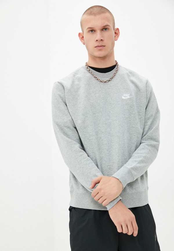 

Свитшот Nike, Серый, SPORTSWEAR CLUB MEN'S FRENCH TERRY CREW