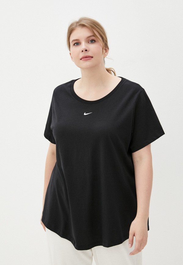 

Футболка Nike, Черный, W NSW ESNT TEE SS CRW LBR PLUS