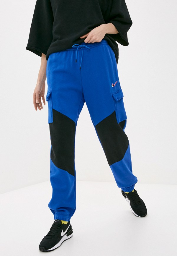 

Брюки спортивные Nike, Синий, W NSW CARGO LOOSE PRNT
