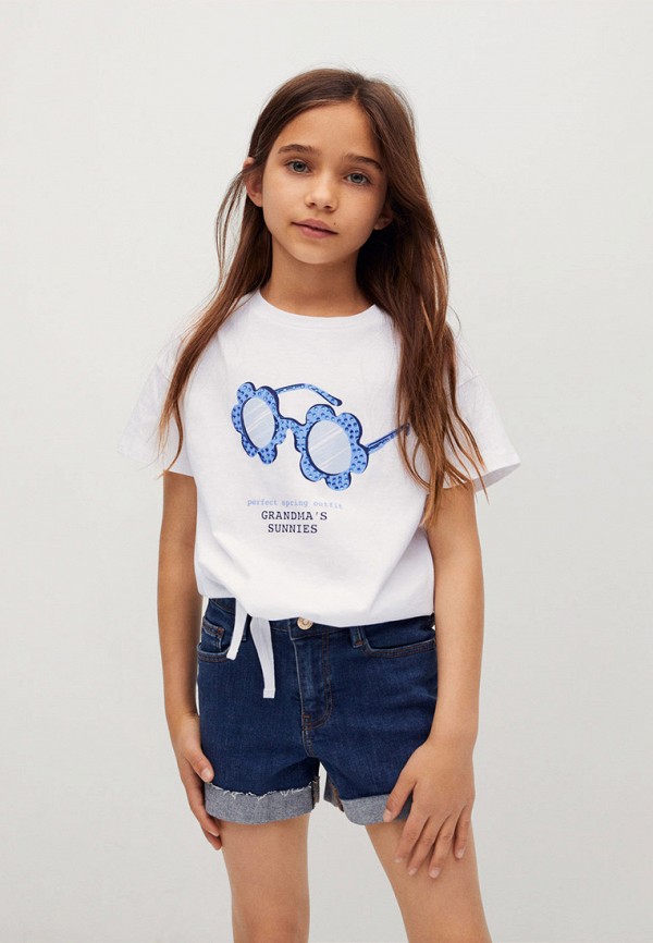 

Футболка Mango Kids, Белый, GAFAS