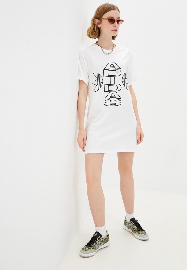 

Платье adidas Originals, Белый, adidas Originals RTLAAK134601