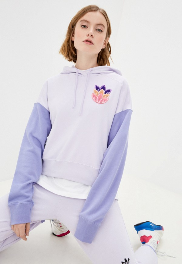

Худи adidas Originals, Фиолетовый, CROP HOODIE