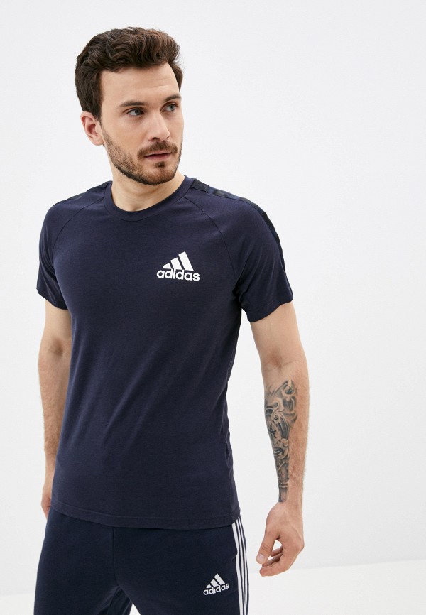 

Футболка спортивная adidas, Синий, M MT T