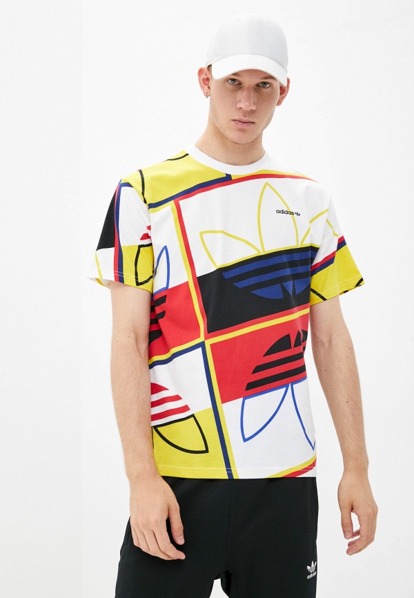 

Футболка adidas Originals, Разноцветный, AOP LOGO PLAY T