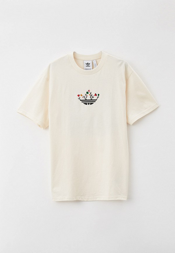 

Футболка adidas Originals, Бежевый, TREFOIL BLOOM T