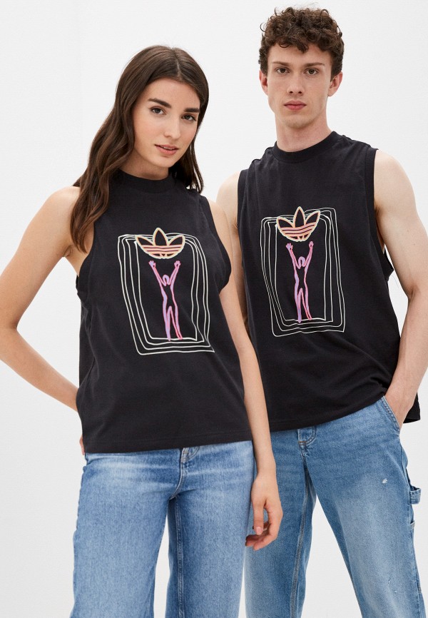 

Майка adidas Originals, Черный, LOVE UNITES TAN
