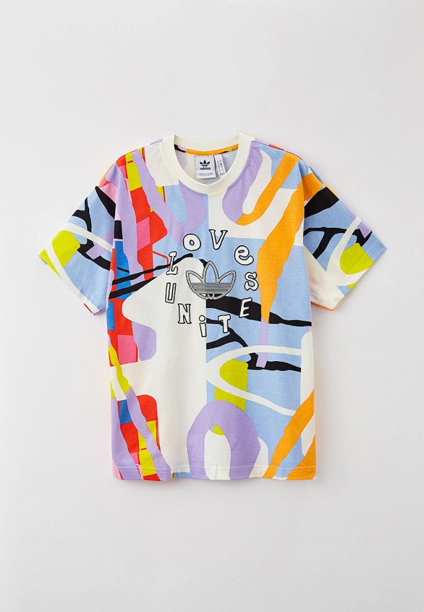 

Футболка adidas Originals, Разноцветный, LOVE UNITES AOP