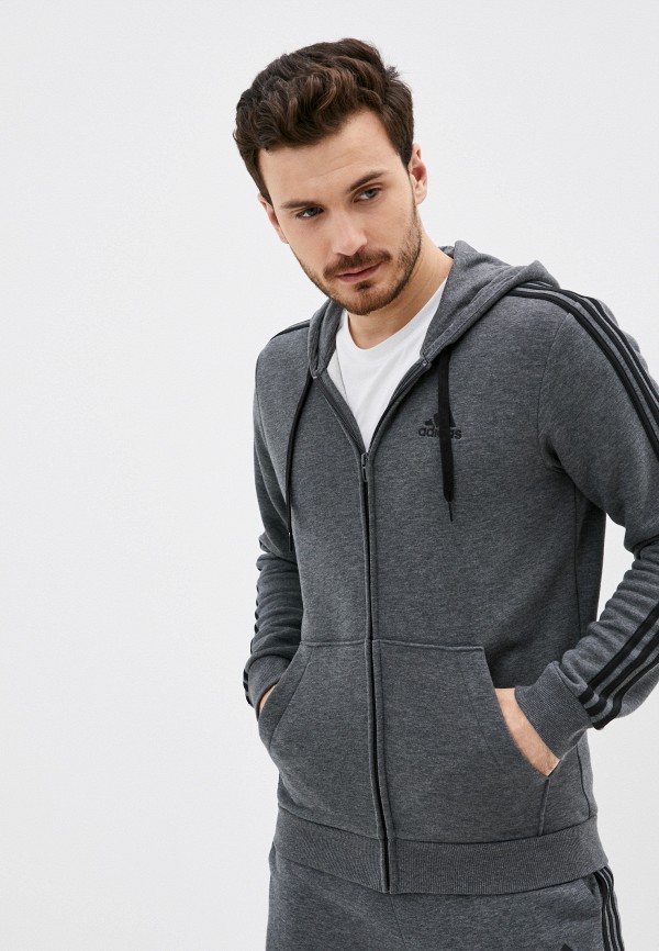 

Толстовка adidas, Серый, M 3S FL FZ HD