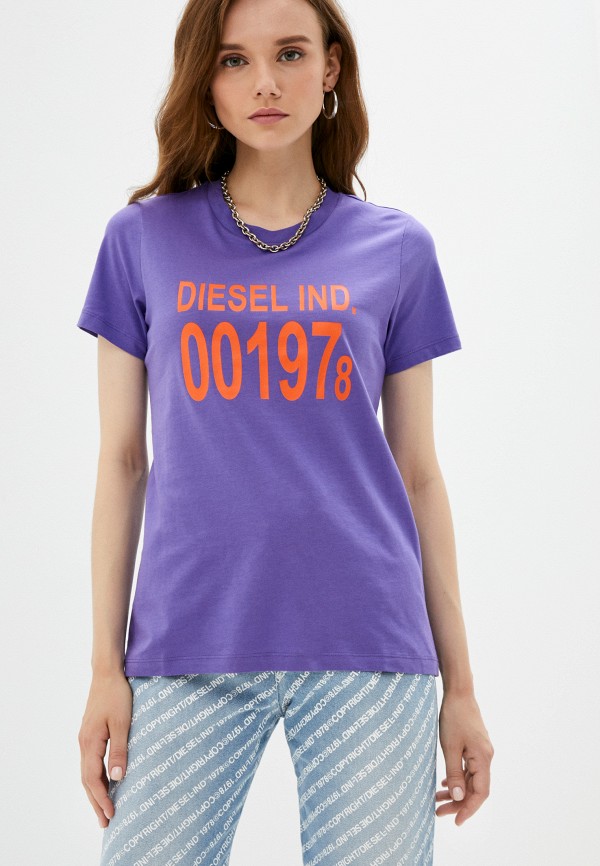 

Футболка Diesel, Фиолетовый