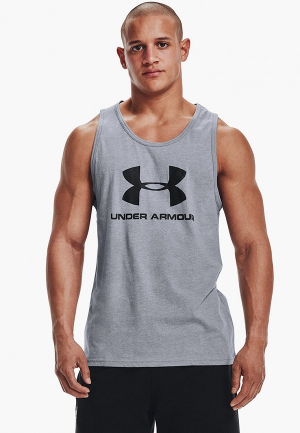 

Майка спортивная Under Armour, Серый, UA SPORTSTYLE LOGO TANK