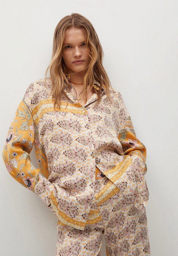 

Блуза Mango, Разноцветный, PATCH