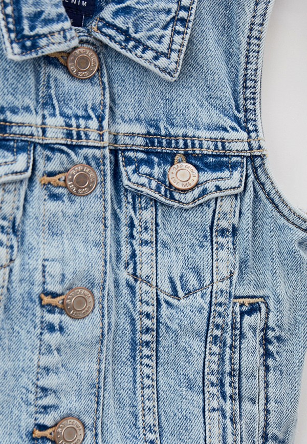 

Жилет джинсовый Gap, Голубой, Gap RTLAAK221501