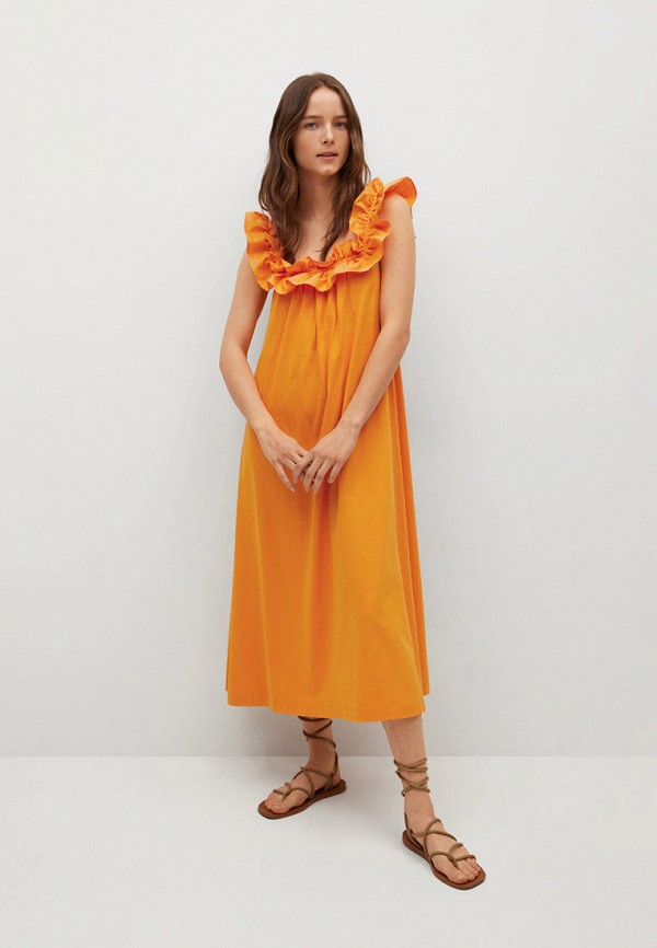 

Платье Mango, Оранжевый, Mango RTLAAK228201