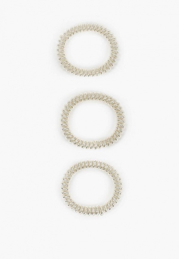 

Резинки 3 шт. invisibobble, Прозрачный, SLIM Stay Gold (с подвесом)