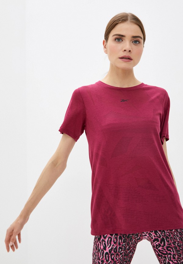

Футболка спортивная Reebok, Розовый, TS BURNOUT TEE