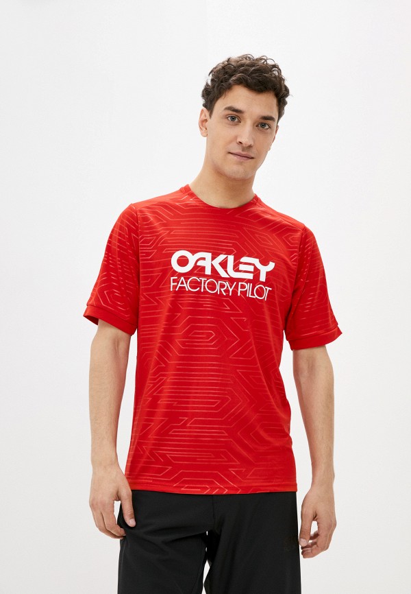

Футболка спортивная Oakley, Красный, PIPELINE TRAIL TEE