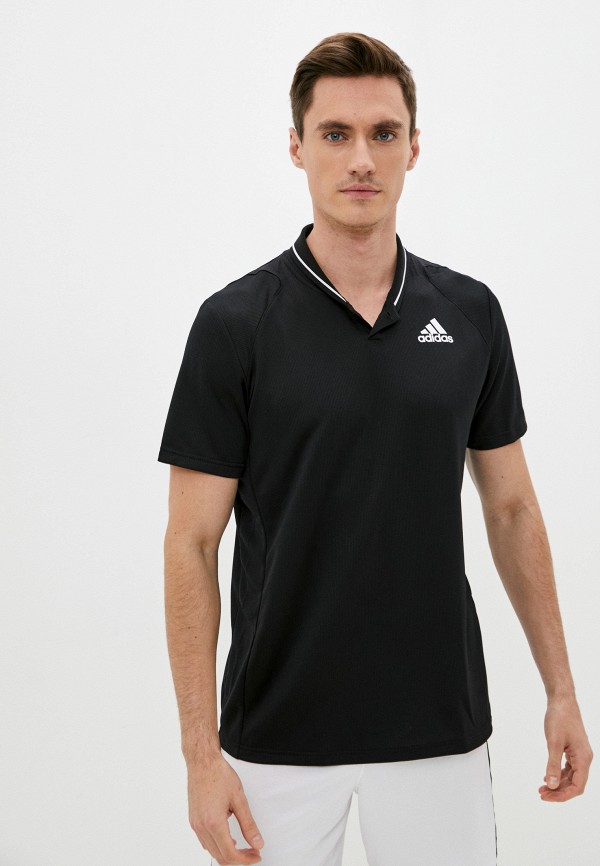 

Поло adidas, Черный, CLUB RIB POLO