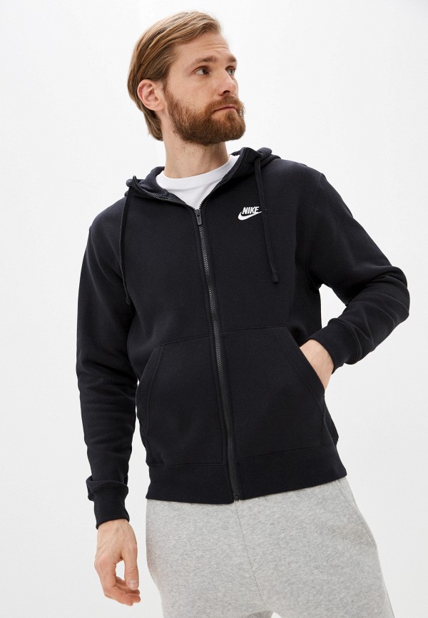 

Толстовка Nike, Черный, SPORTSWEAR CLUB FLEECE MEN'S FULL-ZIP HOODIE