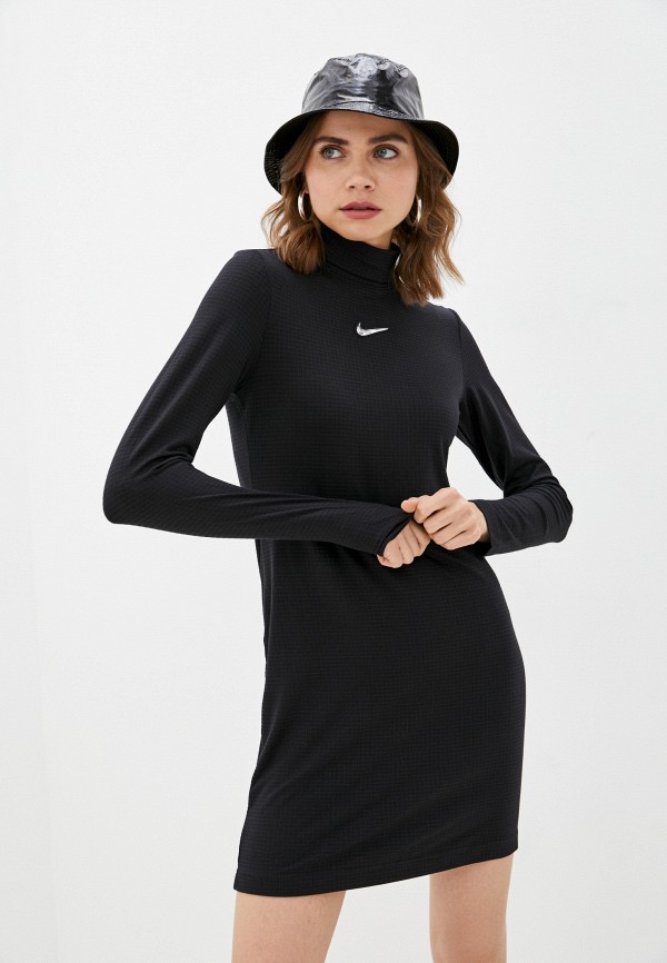 

Платье Nike, Черный, W NSW SWSH DRESS LS MOCK