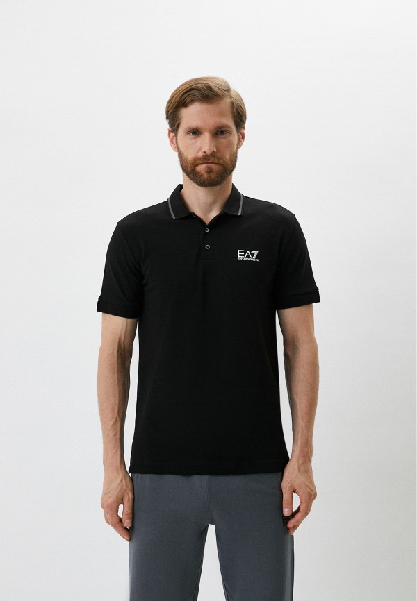 

Поло EA7, Черный