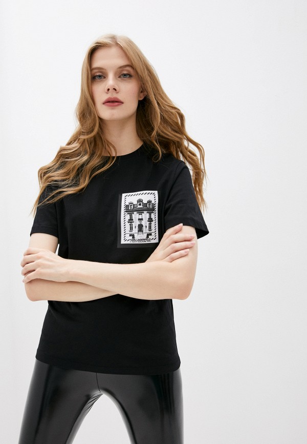 

Футболка Karl Lagerfeld, Черный