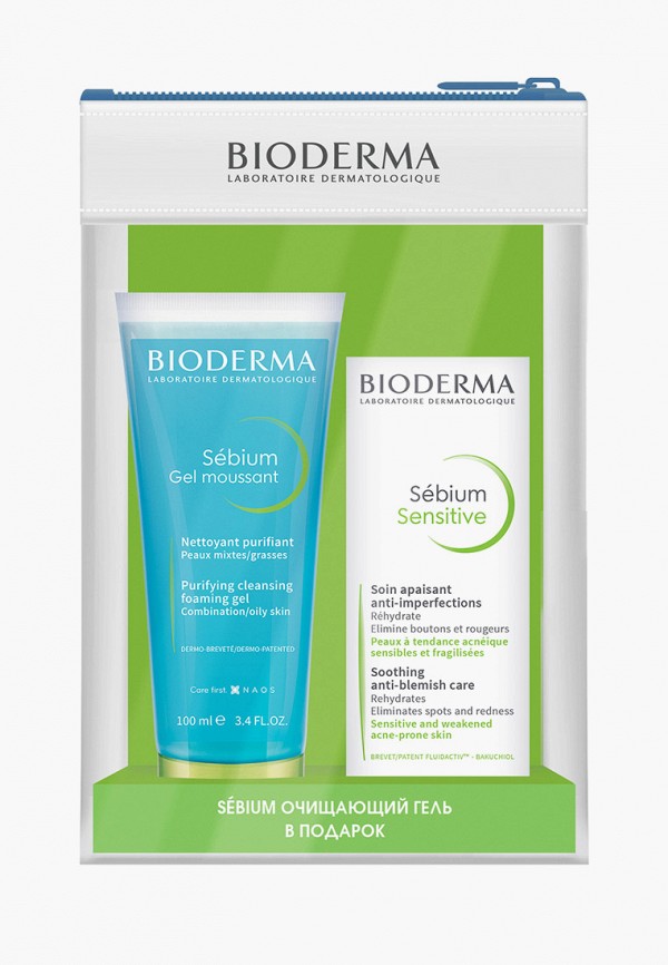 

Набор для ухода за лицом Bioderma, Прозрачный, Sebium