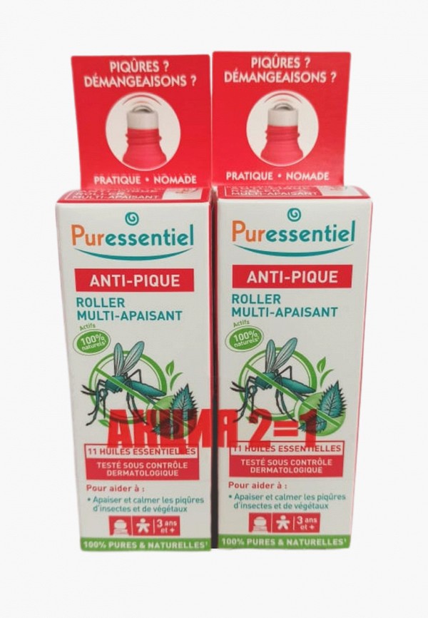 

Набор для ухода за телом Puressentiel, "Анти-Укус успокаивающий" с 11 эфирными маслами 2 х 5 мл