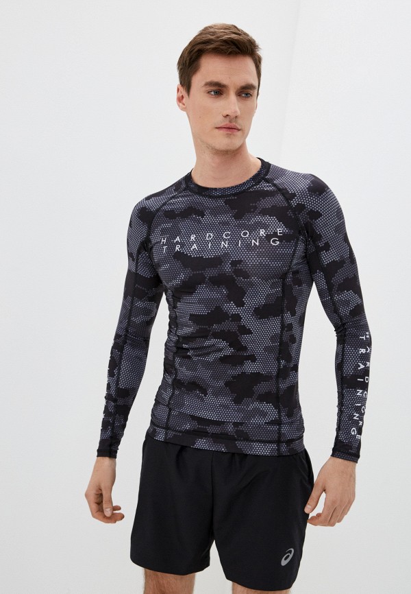 

Рашгард Hardcore Training, Серый, Hexagon Camo