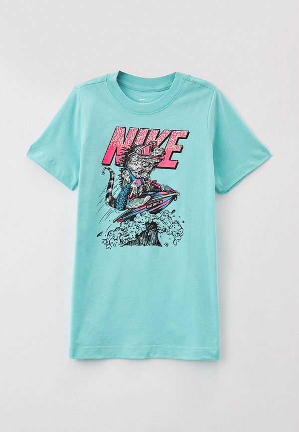 

Футболка Nike, Бирюзовый, B NSW TEE BEACH NIKE BLOCK