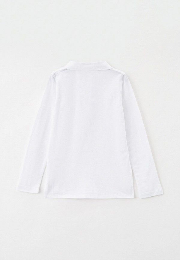 фото Поло button blue