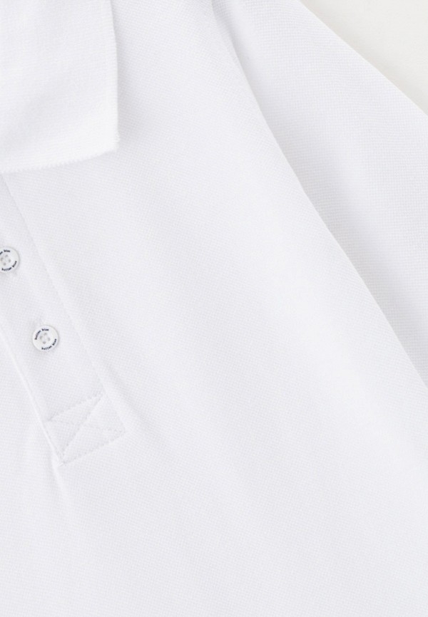 фото Поло button blue