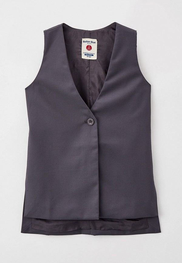 фото Жилет button blue
