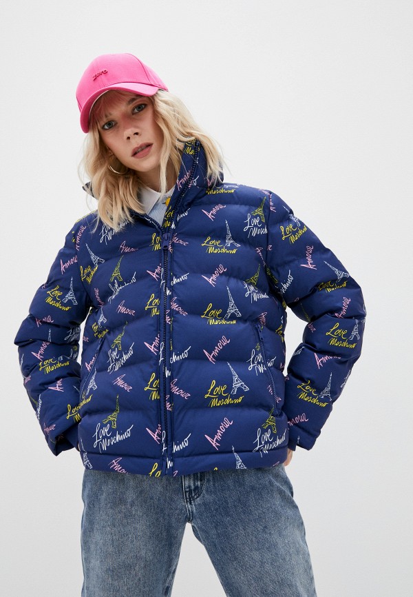 

Куртка утепленная Love Moschino, Синий