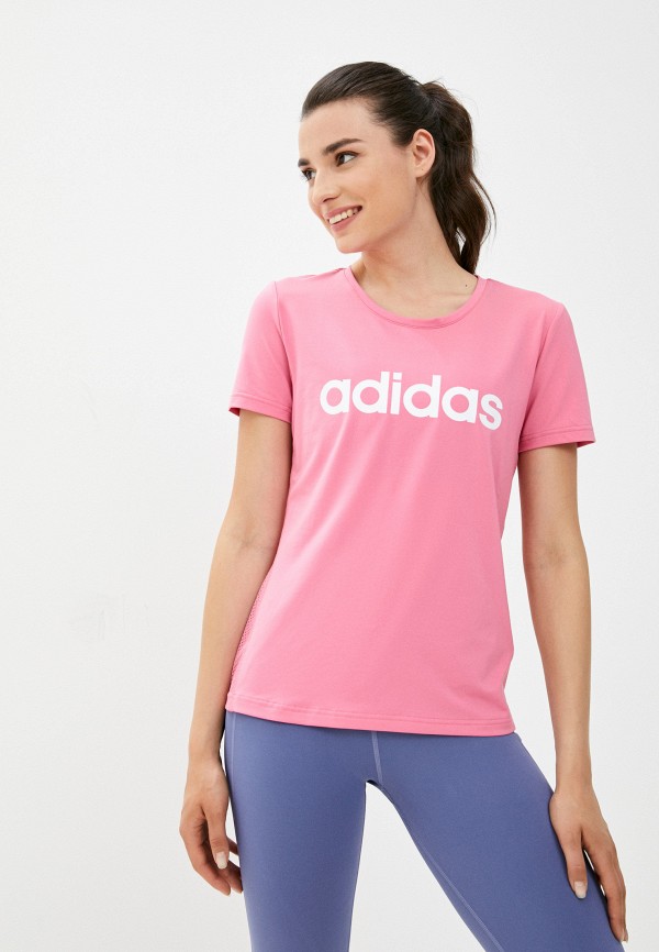 

Футболка спортивная adidas, Розовый, W D2M LO TEE