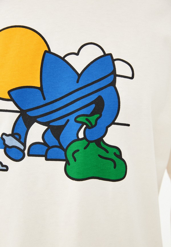 

Футболка adidas Originals, Бежевый, TREFFY RECYCLES