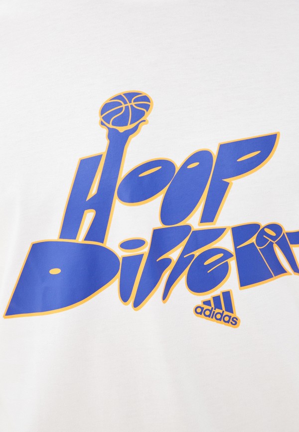 

Футболка adidas, Белый, BORN DIFFERENT