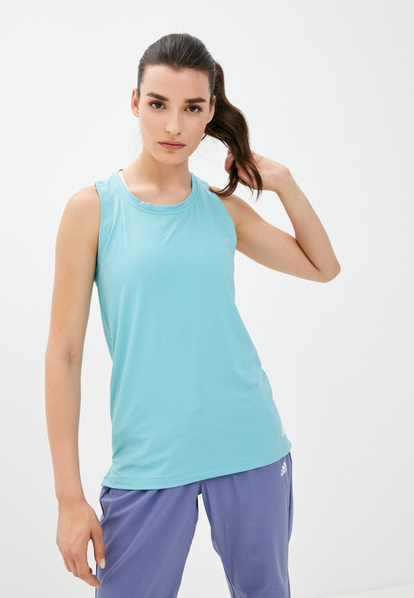 

Майка спортивная adidas, Бирюзовый, MATERNITY TK