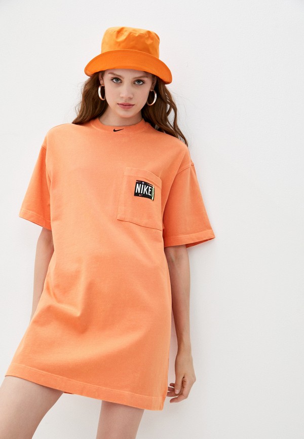 

Платье Nike, Оранжевый, W NSW WASH DRSS