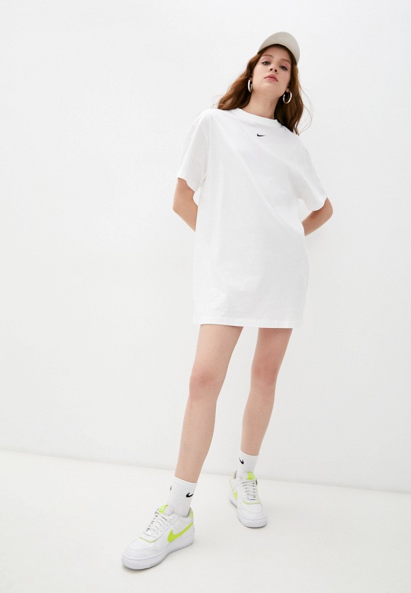 

Платье Nike, Белый, W NSW ESSNTL SS DRSS