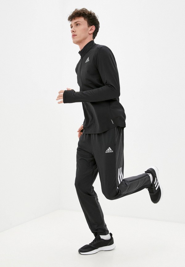 Брюки спортивные adidas черный, размер 44, фото 2