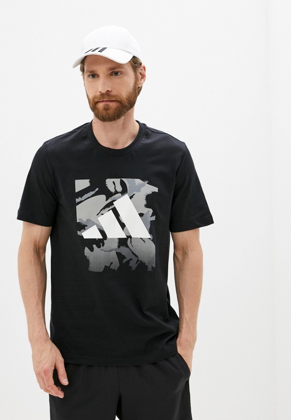 

Футболка adidas, Черный, CAMO BOS TEE