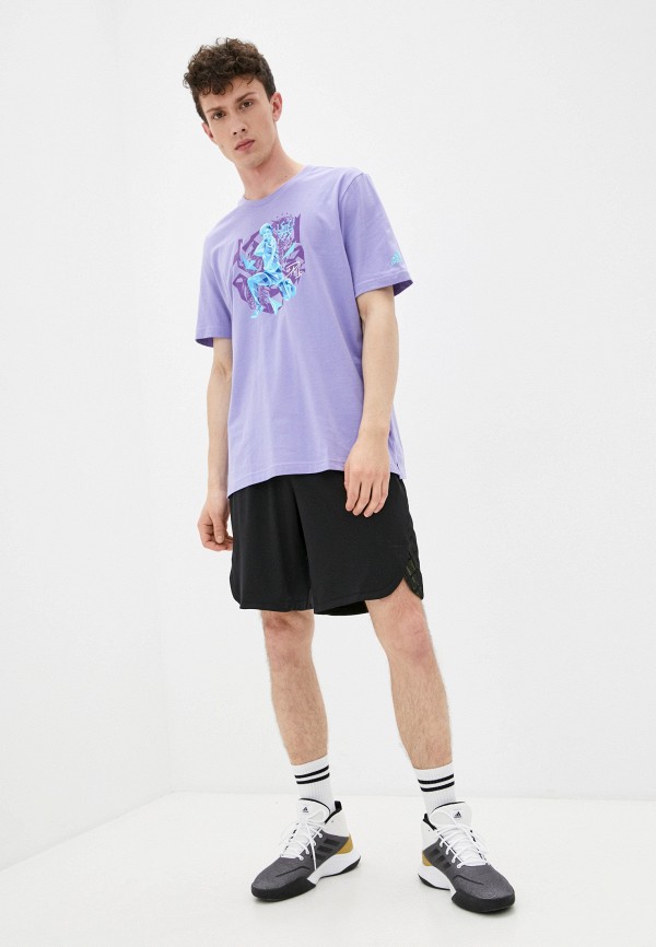 

Футболка adidas, Фиолетовый, DON RG T