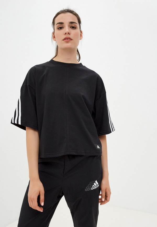 

Футболка adidas, Черный, W FI 3S TEE