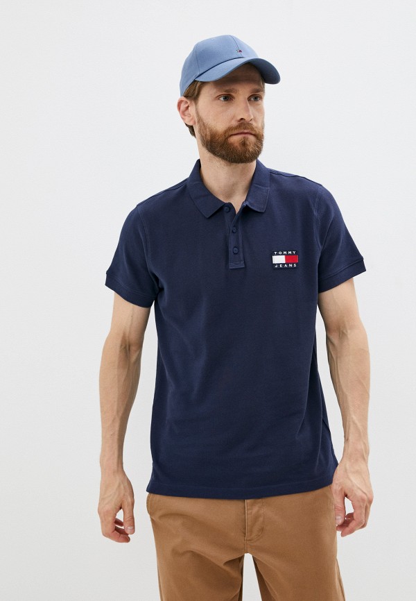 

Поло Tommy Jeans, Синий