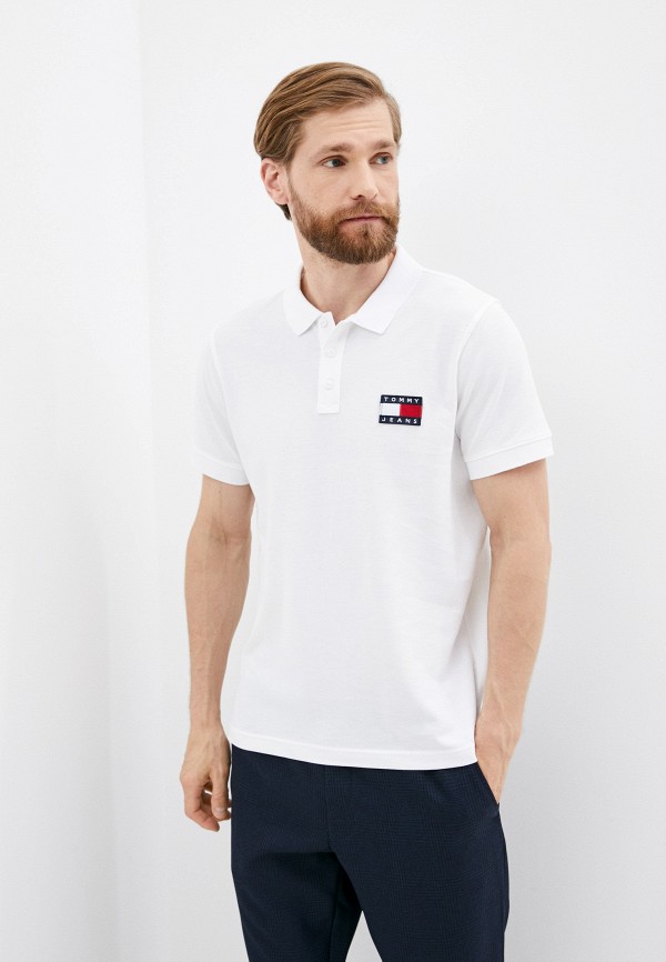 

Поло Tommy Jeans, Белый